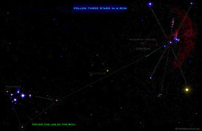Orion image with mouse trail